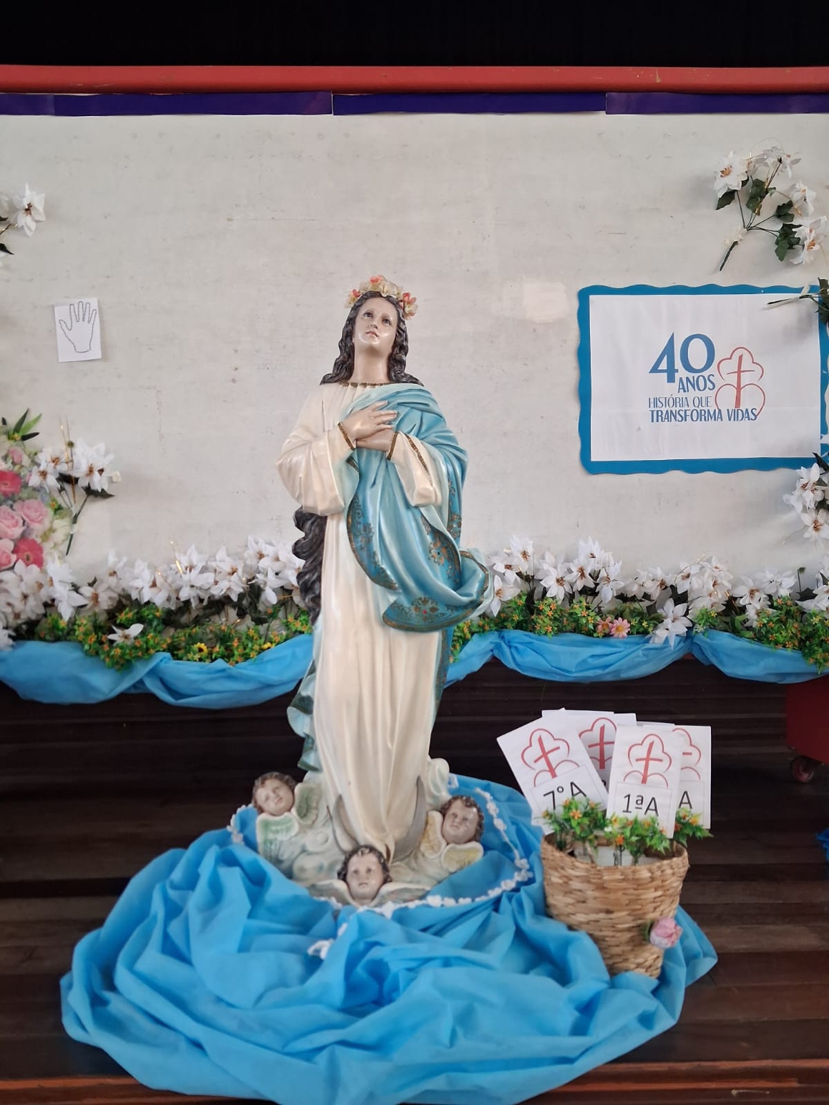 Coroa��o de Nossa Senhora Col�gio Passionista Santa Maria
