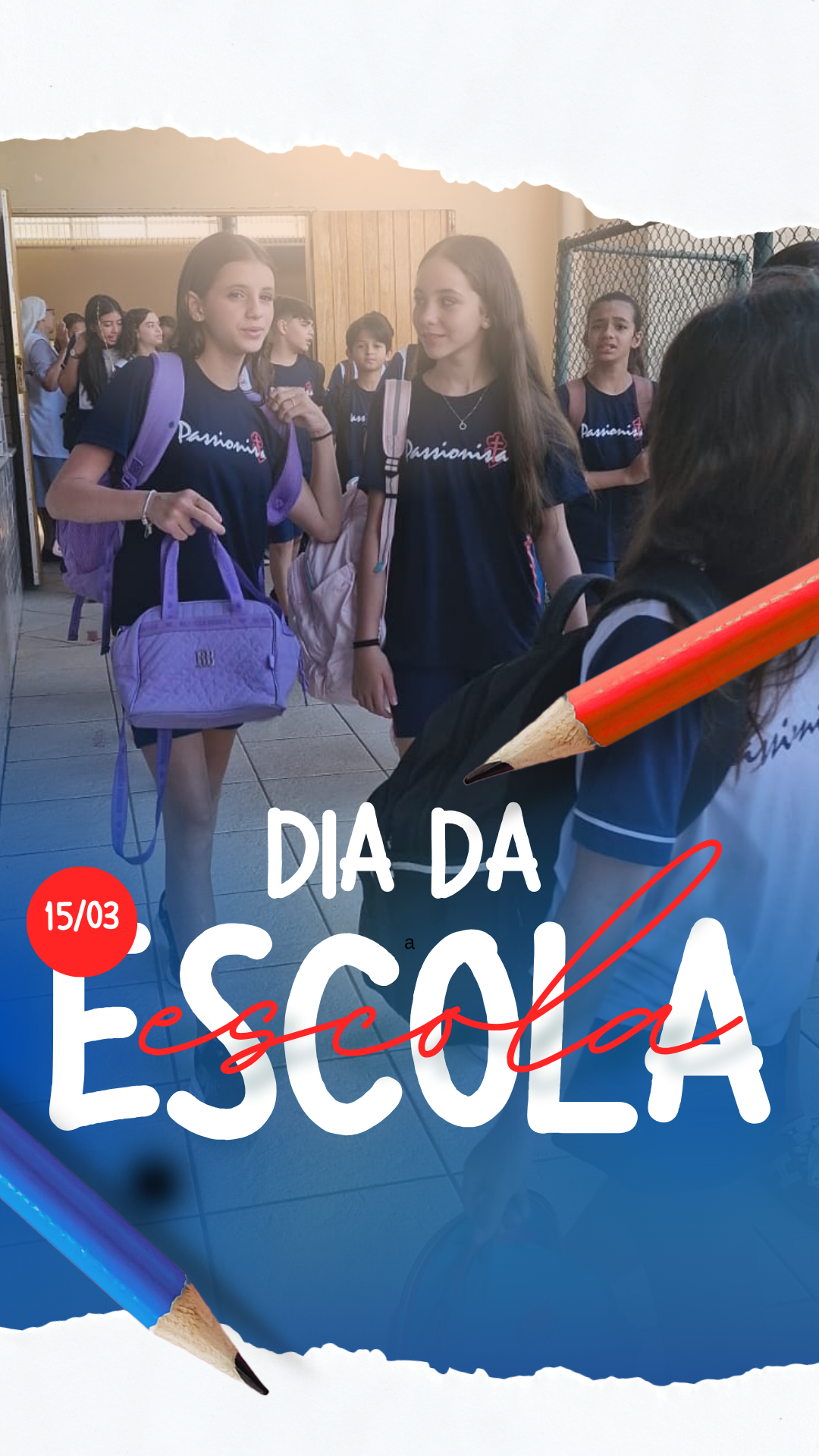 Feliz Dia Nacional da Escola! Col�gio Passionista Santa Maria
