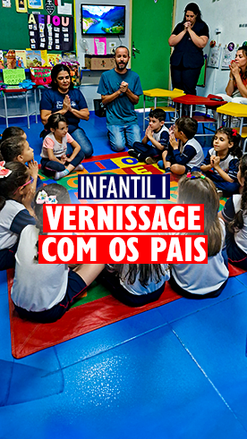 Vernissage com os pais - Infantil I  Colgio Passionista Santa Maria