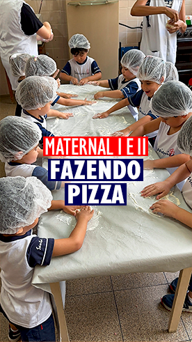 Fazendo Pizza - Maternal 1 e 2 Colgio Passionista Santa Maria