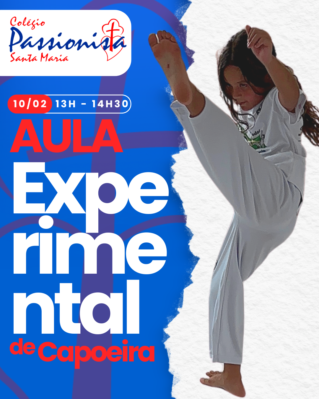 Aula experimental de Capoeira Col�gio Passionista Santa Maria