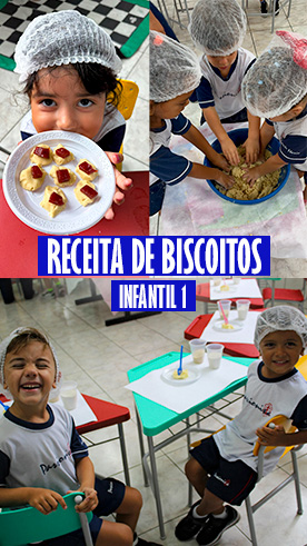 Receita de Biscoitos - Infantil 1 Colégio Passionista Santa Maria Receita de Biscoitos - Infantil 1 Colégio Passionista Santa Maria