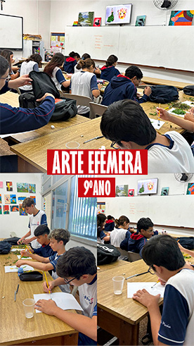 Arte Efmera - 9 Ano Colgio Passionista Santa Maria