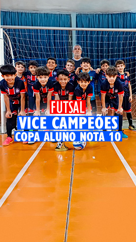 Futsal - Vice Campees Copa Aluno Nota 10 Colgio Passionista Santa Maria