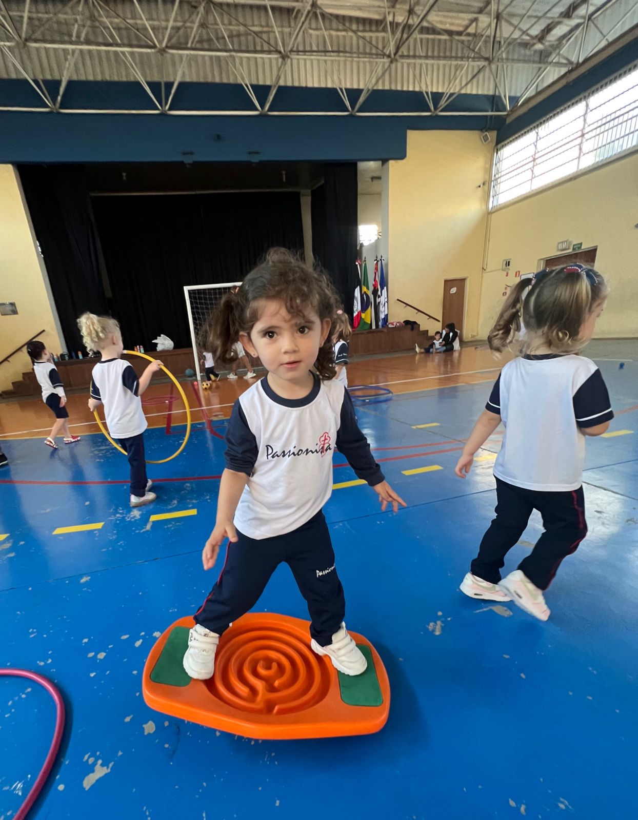 Aula de Ed. Fsica - Maternal e Infantil I Colgio Passionista Santa Maria