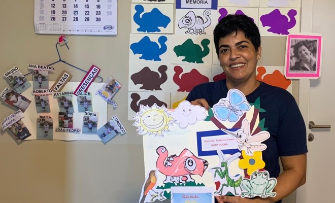 2021, Mar - Maternal - Projeto 'Ler, imaginar e criar,  s comear!' - Autores Brasileiros: Ruth Rocha.